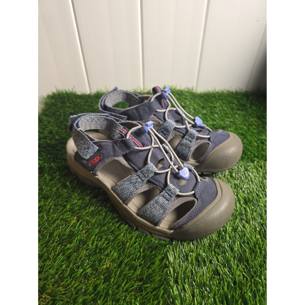 KEEN Men's Size 8 Closed Toe Outdoor Hiking Sandals Black Gray Adjustable